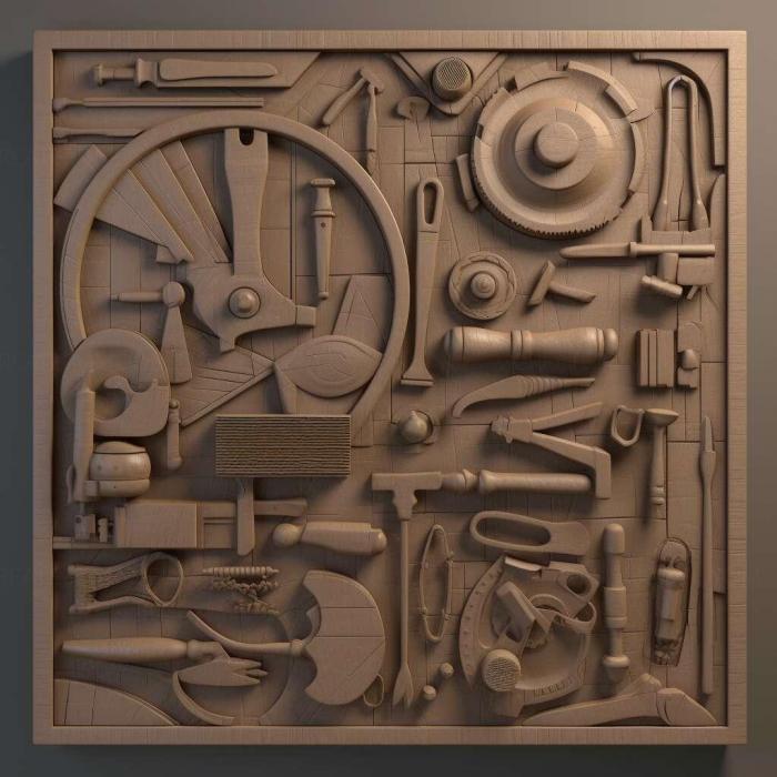 نموذج ثلاثي الأبعاد لآلة CNC 3D Art 